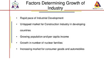 Growth of Industry