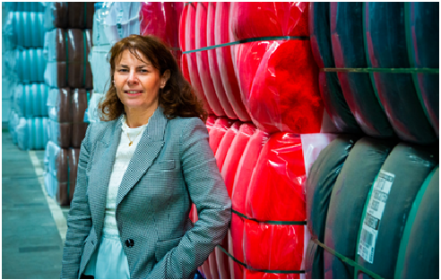 Caption: Karena Cancilleri, Vice President Engineered Products for Beaulieu International Group.