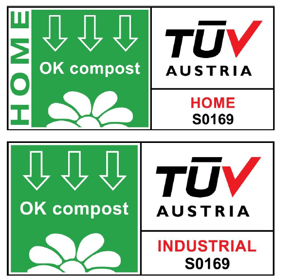 Five plants in Europe and Asia have been awarded OK compost HOME and OK compost INDUSTRIAL labels by the TÜV AUSTRIA Belgium NV testing company. (Photographs: TÜV AUSTRIA)