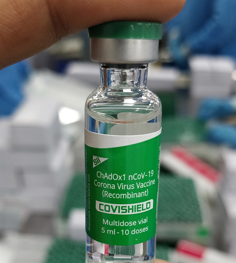Covishield vaccine filled in SCHOTT KAISHA's Type-1 tubular glass vials