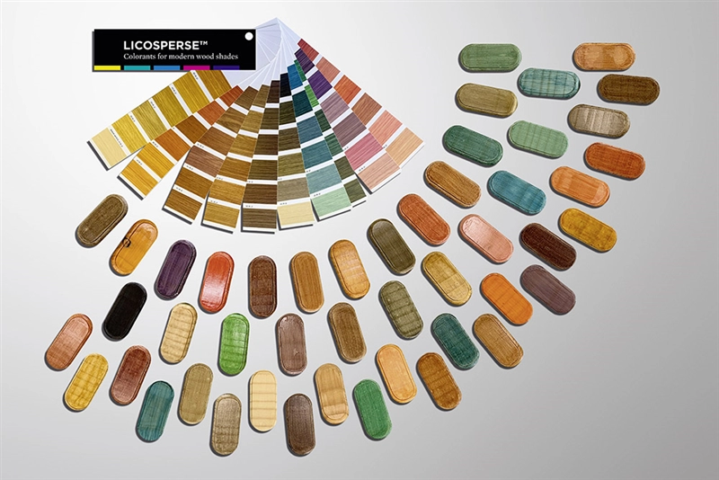 Licosperse: A full color spectrum at your disposal - instant implementation of modern wood shades. (Photo: Clariant)