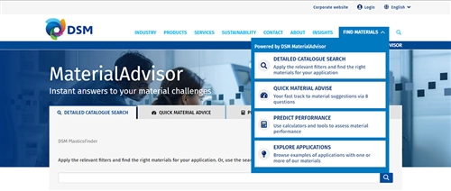DSM Engineering Materials launches breakthrough online access to materials science expertise. (Photo: DSM Engineering Materials: DSMPR538)