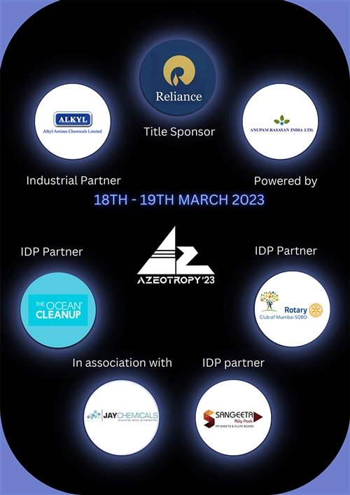 IIT Bombay annual chemical engineering symposium AZeotropy on 18th and 19th March 2023